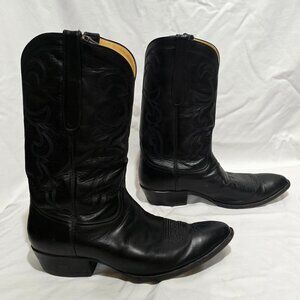 Falconhead Leather Cowboy Boot - Black - 12E